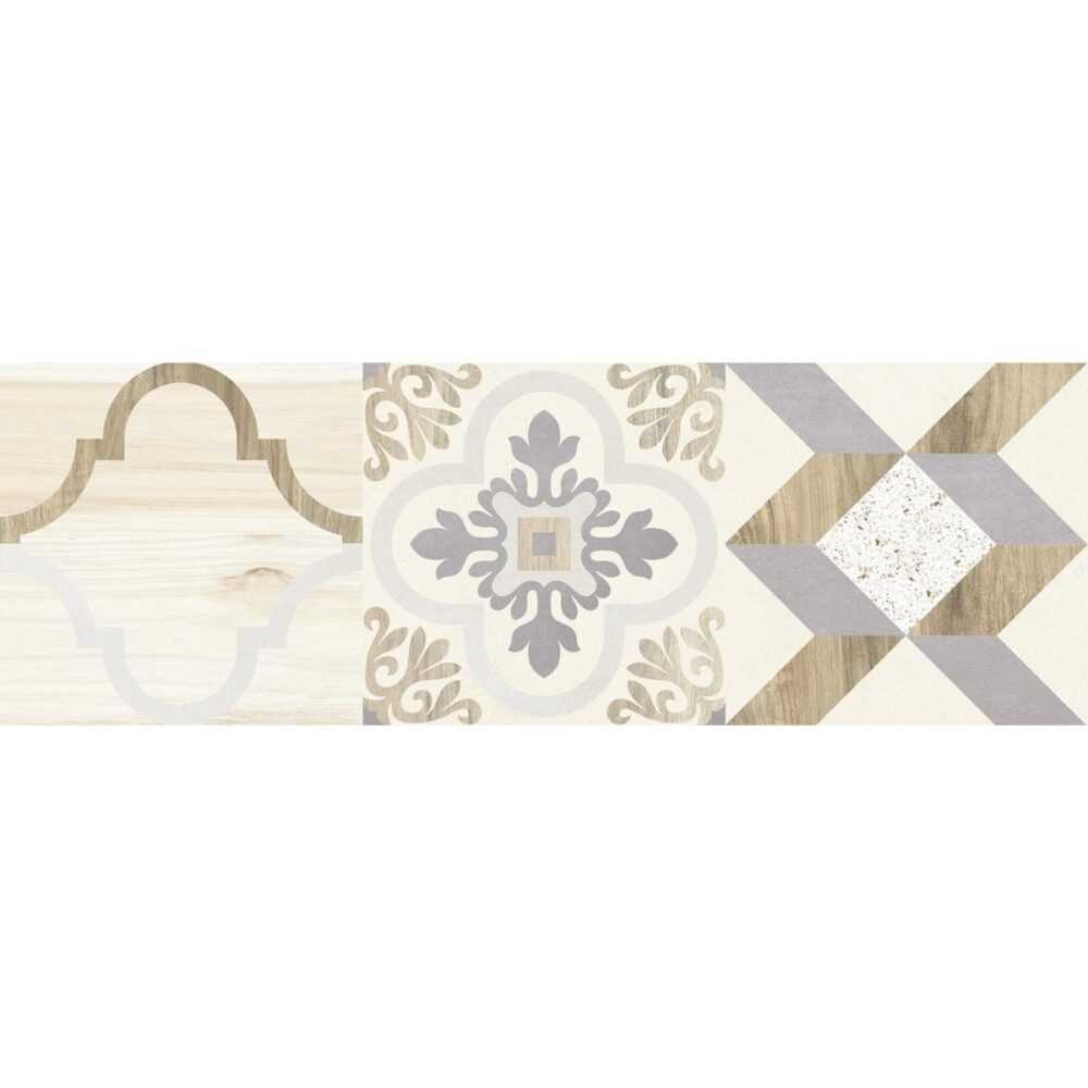 Woody плитка настенная бежевый узор 25×75 LAPARET