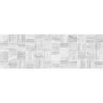 Glossy декор мозаичный серый 20×60 LAPARET