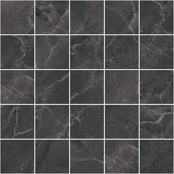 Olimpus декор мозаичный чёрный 25×25 LAPARET