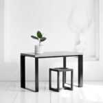 Стол рабочий metalstripe фанера-винтажный серый ARCHPOLE