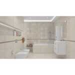 Shine плитка настенная бежевый узор 17-00-11- 20×60 LAPARET