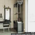 Гардеробный модуль violet с открытыми полками ARCHPOLE