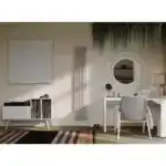Трубчатый радиатор с круглой трубой 32 мм GUARDO TORRE 3D 2000 мм высотой, 82 мм шириной, 2 секции, боковое подключение, 3D-2000-02 BK-VER R9016(M) белый матовый