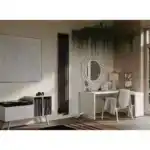 Трубчатый радиатор с круглой трубой 32 мм GUARDO TORRE 3D 2200 мм высотой, 82 мм шириной, 2 секции, нижнее центральное подключение, 3D-2200-02 MK-VER R9016(M) белый матовый