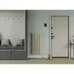 Трубчатый радиатор с круглой трубой 42 мм GUARDO TORRE 4D 1000 мм высотой, 100 мм шириной, 2 секции, боковое подключение, 4D-1000-02 BK-VER R9016(M) белый матовый