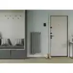 Трубчатый радиатор с круглой трубой 42 мм GUARDO TORRE 4D 1000 мм высотой, 100 мм шириной, 2 секции, боковое подключение, 4D-1000-02 BK-VER R9016(M) белый матовый