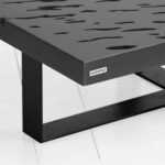 Стол журнальный naturale crosstripe фанера-винтажный черный ARCHPOLE