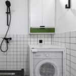 Тумба под стиральную машину с фасадом решето цвет на выбор ARCHPOLE