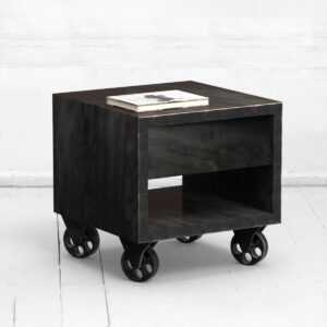 Прикроватная тумба staple oak фанера-винтажный черный ARCHPOLE