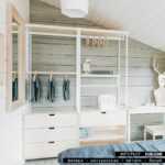Гардеробный модуль violet с открытыми полками ARCHPOLE