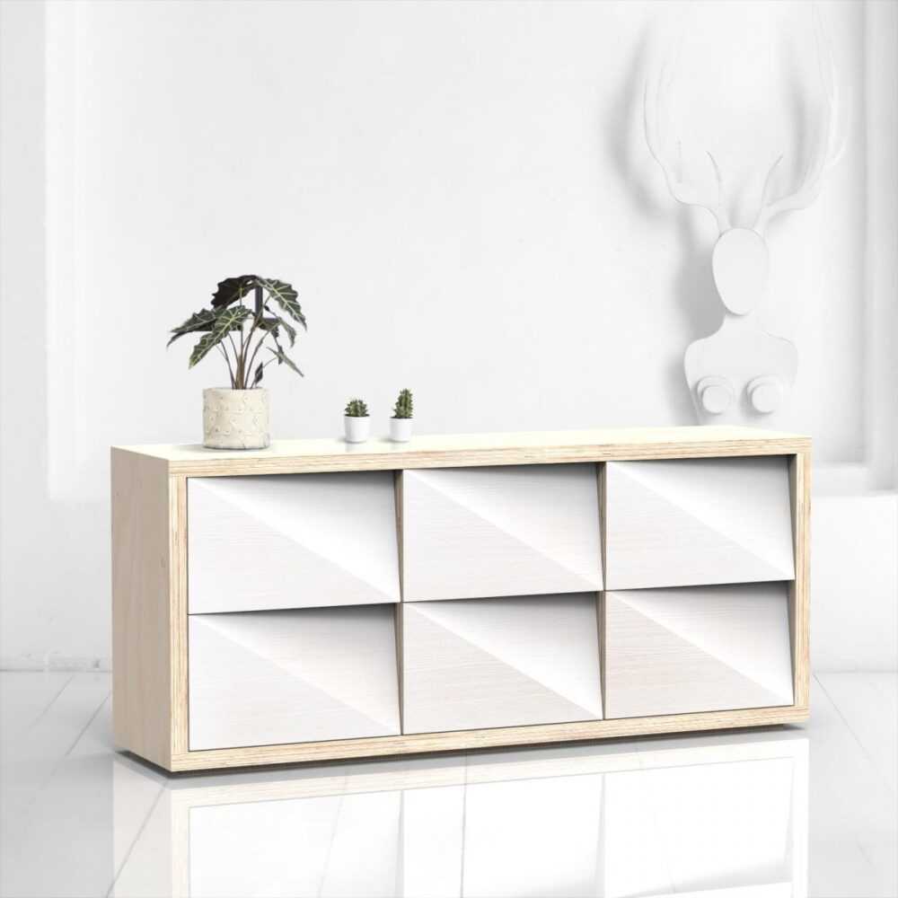 Комод oak фанера-натуральная ARCHPOLE Комод oak фанера-натуральная ARCHPOLE