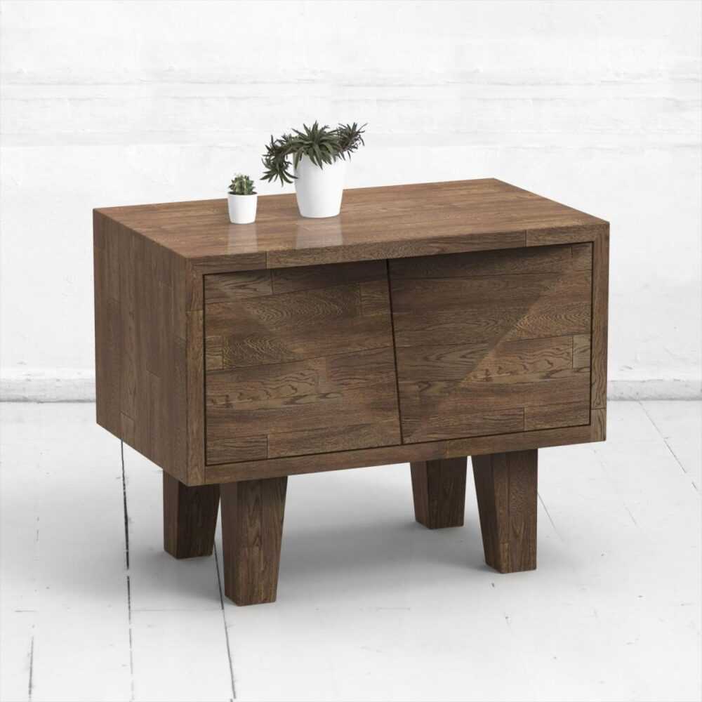 Прикроватная тумба mirror oak дуб-темно-коричневый ARCHPOLE Прикроватная тумба mirror oak дуб-темно-коричневый ARCHPOLE