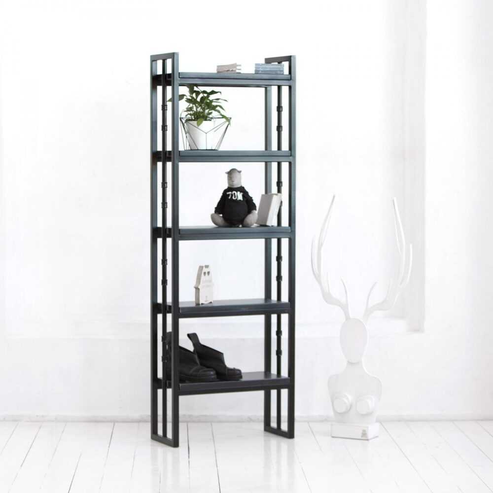 Стеллаж old zinger фанера-винтажный черный ARCHPOLE Стеллаж old zinger фанера-винтажный черный ARCHPOLE