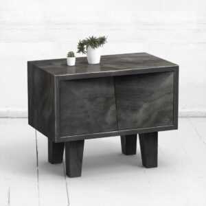 Прикроватная тумба mirror oak фанера-винтажный черный ARCHPOLE