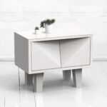 Прикроватная тумба mirror oak фанера-винтажный белый ARCHPOLE