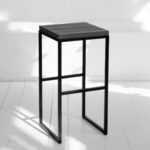 Табурет барный flatmoon из реек фанера-винтажный серый ARCHPOLE