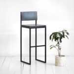 Стул барный flatmoon фанера-винтажный черный ARCHPOLE