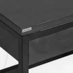 Стол журнальный old drawer фанера-винтажный черный ARCHPOLE