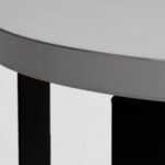 Стол обеденный round crosstripe фанера-винтажный белый ARCHPOLE