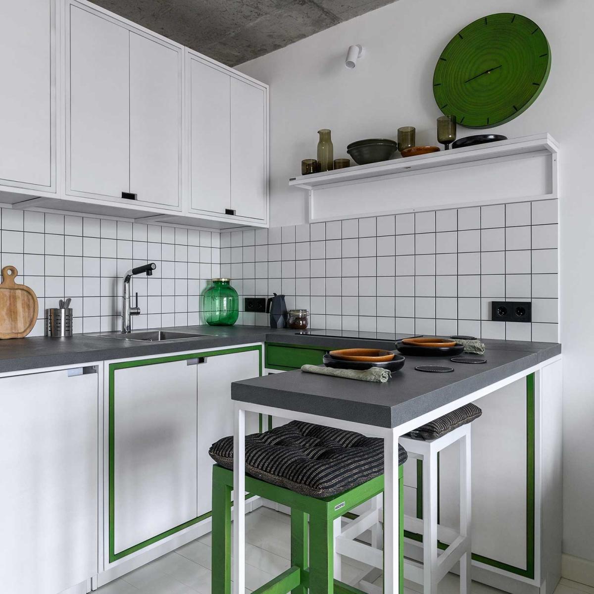 Кухня минимализм первая в спб цвет на выбор archpole