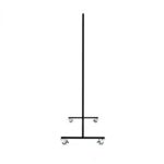 Рейл для одежды на колесах минимализм a черный ARCHPOLE