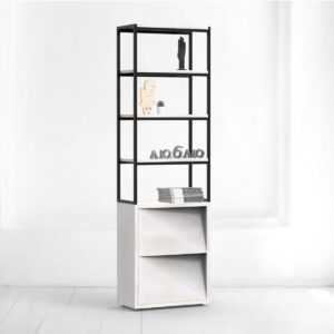 Стеллаж oak фанера-винтажный белый ARCHPOLE