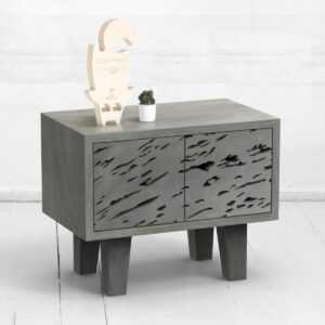 Прикроватная тумба mirror naturale фанера-винтажный серый ARCHPOLE