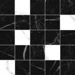Total Декор мозаичный чёрный MM34108 25х25 25x25 LAPARET