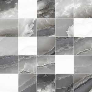 Mania Декор мозаичный серый MM34102 25х25 25x25 LAPARET