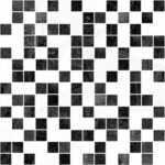 Crystal чёрный+белый 30x30 LAPARET