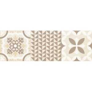 Shine плитка настенная бежевый узор 17-00-11- 20x60 LAPARET