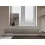 Трубчатый радиатор с круглой трубой 32 мм GUARDO TORRE 3D 132 мм высотой (+100 мм ножки)