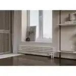 Трубчатый радиатор с круглой трубой 32 мм GUARDO TORRE 3D 232 мм высотой (+100 мм ножки)