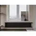 Трубчатый радиатор с круглой трубой 32 мм GUARDO TORRE 3D 332 мм высотой (+100 мм ножки)