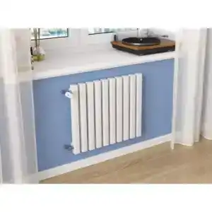 Трубчатый радиатор с квадратным профилем 40x40 GUARDO RETTA 4P 400 мм высотой (+100 мм ножки)