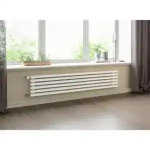 Трубчатый радиатор с прямоугольным профилем 60x30 GUARDO RETTA 6P 330 мм высотой (+100 мм ножки)