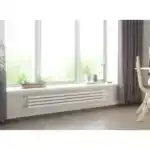 Трубчатый радиатор с прямоугольным профилем 60x30 GUARDO RETTA 6P 130 мм высотой (+100 мм ножки)