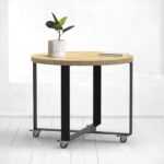 Стол обеденный round crosstripe дуб - конструктор ARCHPOLE