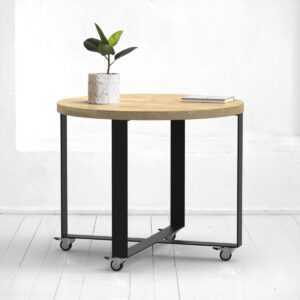 Стол обеденный round crosstripe дуб - конструктор ARCHPOLE