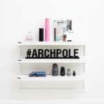 Полка минимализм фанера-винтажный белый ARCHPOLE