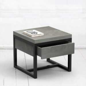 Стол журнальный old drawer фанера-винтажный серый ARCHPOLE