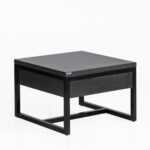 Стол журнальный old drawer фанера-винтажный черный ARCHPOLE
