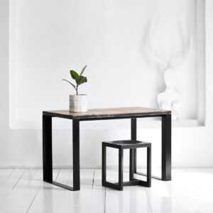 Стол рабочий metalstripe старая доска-коричневая ARCHPOLE