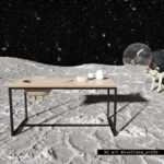 Стол обеденный с выменем фанера натуральная ARCHPOLE