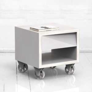 Прикроватная тумба staple oak фанера-винтажный белый ARCHPOLE