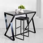 Стол барный сварщик фанера-винтажный черный ARCHPOLE