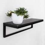 Полка минимализм 1000х200 фанера-винтажный черный ARCHPOLE