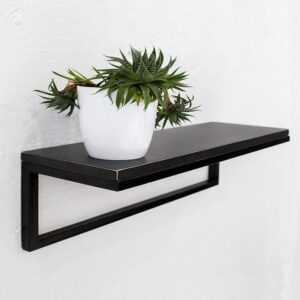 Полка минимализм 1000х200 фанера-винтажный черный ARCHPOLE
