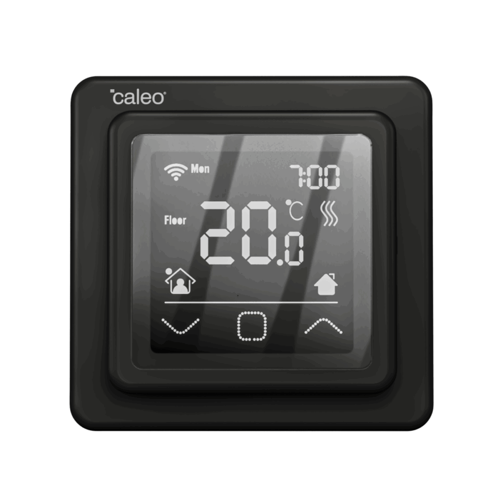 Терморегулятор CALEO С927 Wi-Fi Black встраиваемый Терморегулятор CALEO С927 Wi-Fi Black встраиваемый