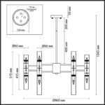 Люстра Aker 630964 GLODE